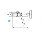 Пробоотборник AISI 304 5305B-L G 1/2" NIOB