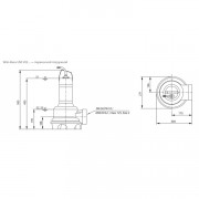 Фекальный насос Wilo REXA UNI V05B/M04-523/A