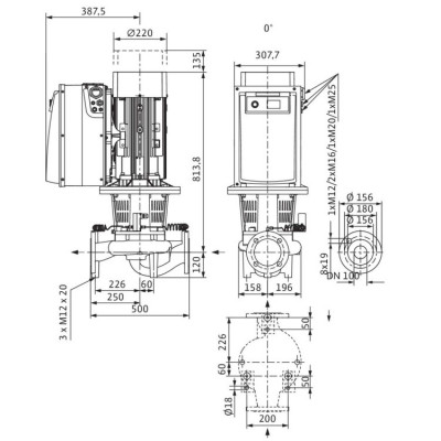 Циркуляционный насос Wilo Stratos GIGA 100/2-26/15 Циркуляционный насос Wilo Stratos GIGA 100/2-26/15