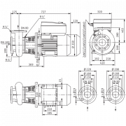 Блочный насос Wilo CronoBloc-BL-E 80/270-11/4-R1