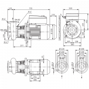 Блочный насос Wilo CronoBloc-BL-E 80/165-22/2-R1