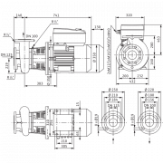 Блочный насос Wilo CronoBloc-BL-E 100/250-11/4-R1