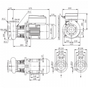 Блочный насос Wilo CronoBloc-BL-E 80/250-7,5/4-R1