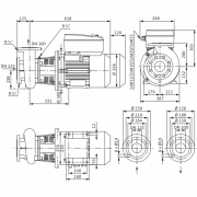 Блочный насос Wilo CronoBloc-BL-E 100/200-5,5/4-R1