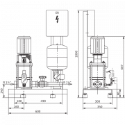 Насосная станция Wilo Economy CO-1 MVI 202/ER (PN 10)