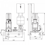 Насосная станция Wilo Economy CO-1 MVI 207/ER (PN 10)