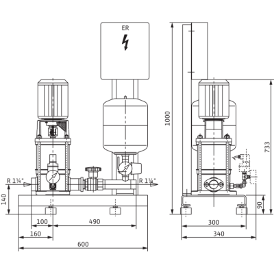 Насосная станция Wilo Economy CO-1 MVI 207/ER (PN 10) Насосная станция Wilo Economy CO-1 MVI 207/ER (PN 10)