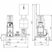 Насосная станция Wilo Economy CO-1 MVI 402/ER (PN 10)