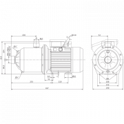 Поверхностный насос Wilo MP604-DM/IE3