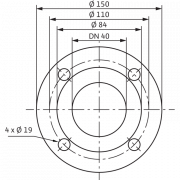 Циркуляционный насос Wilo Stratos-Z 40/1-12 RG PN16