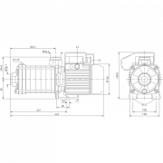 Центробежный насос Wilo Economy MHIL 107 (1~230 В)