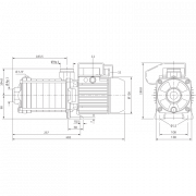 Центробежный насос Wilo Economy MHIL 106 (1~230 В)