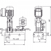 Насосная станция Wilo Comfort-Vario COR-1 MVIE 1603-6-GE (3~400 В, 50/60 Гц)