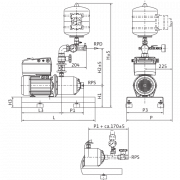 Насосная станция Wilo COR-1 MHIE 205-2G GE-R