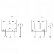 Циркуляционный насос с сухим ротором в исполнении Inline с фланцевым соединением Wilo VeroTwin-DPL 80/120-0,55/4