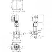 Вертикальный многоступенчатый насос Wilo Helix EXCEL 1007-1/25/E/KS