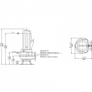 Фекальный насос Wilo REXA PRO V06DA-623/EAD0X4-M0015-523-O