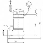 Погружной насос для сточных вод Wilo Drain STS 40/8-A (1~230 В)