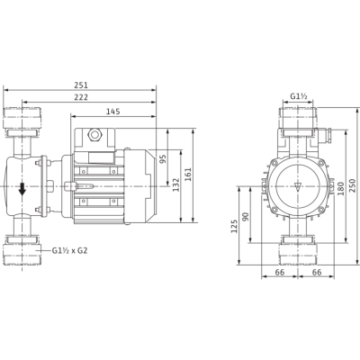 Циркуляционный насос с сухим ротором в исполнении Inline Wilo VeroLine IP-Z 25/6 DM Циркуляционный насос с сухим ротором в исполнении Inline Wilo VeroLine IP-Z 25/6 DM